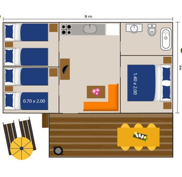 Easyatent Mobile Home Zelena Laguna Mugeba Room photo